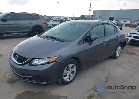 2015 Honda Civic Lx z USA, uszkodzony, nr VIN 19XFB2F54FE258878